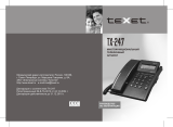 TEXET TX-247 чер/виш с АОН Руководство пользователя