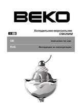 Beko CSK 25050 Руководство пользователя