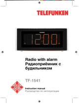 Telefunken TF-1541 Black/Orange Руководство пользователя