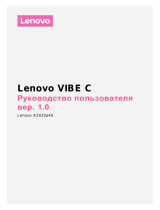 Lenovo Vibe C Black (A2020) Руководство пользователя