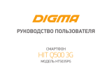Digma HIT Q500 3G 8Gb Dark Red Руководство пользователя