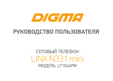 Digma Linx N331 mini (no camera) 2G Dark Blue Linx N331 Руководство пользователя
