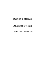 ALcom DT-830 Руководство пользователя