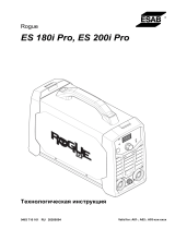 ESAB Rogue ES 180i Pro, ES 200i Pro Руководство пользователя