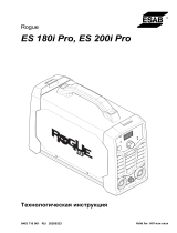 ESAB Rogue ES 180i Pro, ES 200i Pro Руководство пользователя