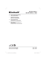Einhell Expert Plus GE-CM 18/30 Li (1x3,0Ah) Руководство пользователя