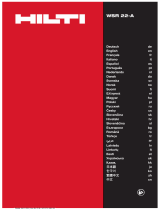 Hilti WSR 22-A Инструкция по эксплуатации