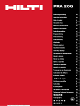 Hilti PRA 20G Инструкция по эксплуатации