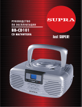 Supra BB-CD102 Руководство пользователя