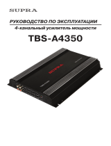 Supra TBS-A4350 Инструкция по применению