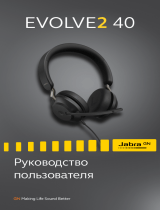 Jabra Evolve2 40 - USB-A MS Teams Stereo Руководство пользователя