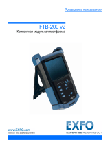 EXFO FTB-200 Compact Modular Platform Руководство пользователя