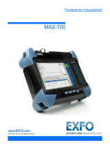 EXFO MAX-700 Руководство пользователя