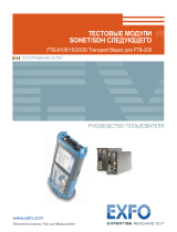 EXFO FTB-8105/15/20/30 Transport Blazer for FTB-200 Руководство пользователя