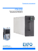 EXFO FTB-5700 Single Ended Dispersion Analyzer for FTB-200 V2 Руководство пользователя