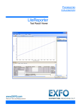 EXFO LiteReporter Test Result Viewer Руководство пользователя
