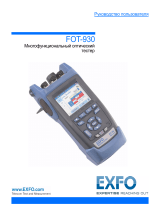 EXFO FOT-930 Multifunction Loss Tester Руководство пользователя