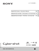 Sony Cyber-shot DSC-WX100 Black Руководство пользователя