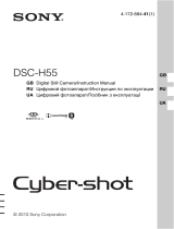 Sony Cyber-shot DSC-H55 Black Руководство пользователя