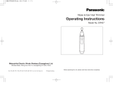 Panasonic ER 407 K520 Руководство пользователя