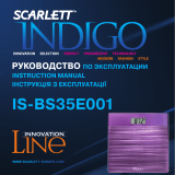 Scarlett INDIGO IS-BS35E001 Violet Руководство пользователя
