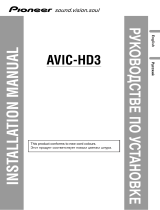 Pioneer AVIC-HD3 Руководство пользователя