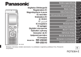 Panasonic RR-US550E9-S Silver Руководство пользователя