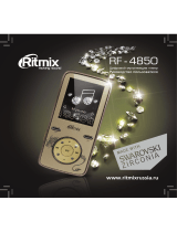 Ritmix RF-4850 8Gb Gold Руководство пользователя