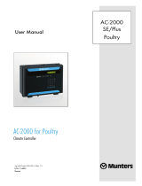 Munters AC-2000 Poultry Руководство пользователя