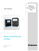 Munters Platinum Touch Rot1 Руководство пользователя