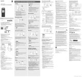 Sony ICD-SX2000BC Руководство пользователя