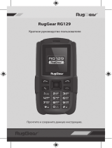 RugGear RG129 Black Руководство пользователя