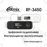 Ritmix RITMIX RF-3450 8GB BLACK Руководство пользователя