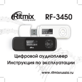 Ritmix RF-3450 4Gb Black Руководство пользователя