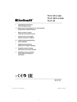 EINHELL PXC TE-CI 18/1 Li Solo (4510034) Руководство пользователя