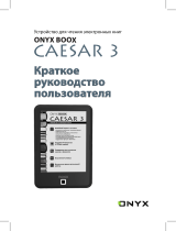 Onyx Boox Caesar 3 Black Руководство пользователя