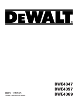 DeWalt DWE4347 Руководство пользователя