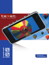 TEXET T-828 (2Gb) Blue Руководство пользователя