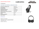 Audio-Technica ATH-WS77 Руководство пользователя