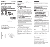 Sony 64GB UHS-I U3+адаптер (SR64MX3A/NT) Руководство пользователя