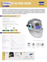 GYS LCD PROMAX 9-13 G SILVER HELMET Техническая спецификация