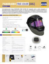 GYS LCD PANORAMIC TRUE COLOR 3XL HELMET Техническая спецификация