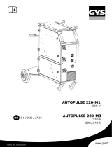 GYS AUTOPULSE 220-M3 (standard UL) - 3 TORCHES INCLUDED Инструкция по применению