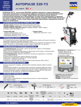 GYS AUTOPULSE 320-T3 208/2400V (UL standard) - 3 TORCHES INCLUDED Техническая спецификация