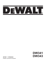 DeWalt DW341K Руководство пользователя
