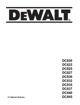 DeWalt DC830 Руководство пользователя