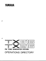 Yamaha TX816 Руководство пользователя