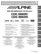 Alpine CDE-9882RI Руководство пользователя