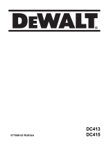 DeWalt DC415 Руководство пользователя