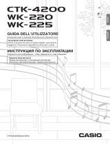 Casio WK-225 Инструкция по эксплуатации